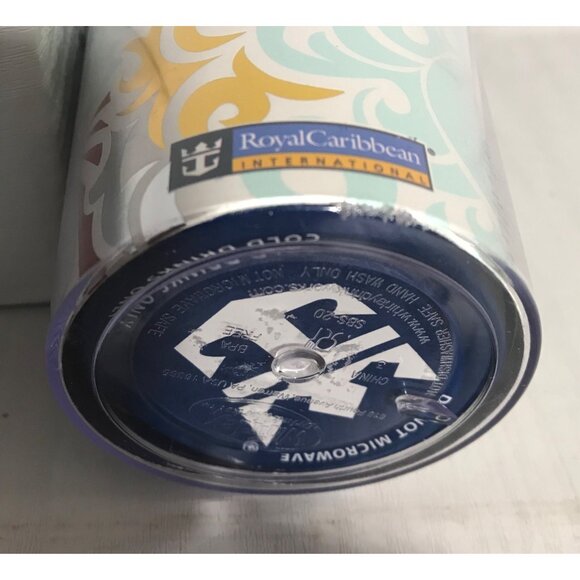 Coca-Cola & Royal Caribbean Travel Tumbler 16oz Insulated Cup With Lid - Picture 2 of 9